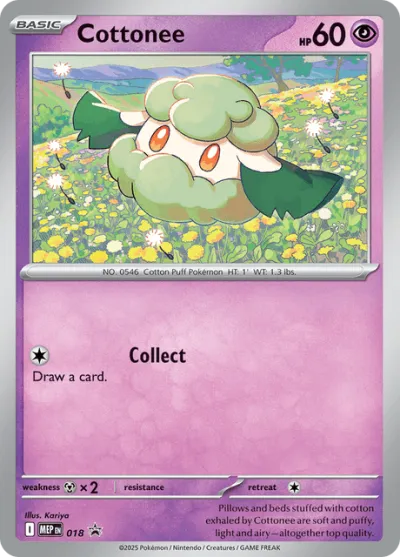 18 Cottonee Mega Evolution Black Star Promos 2025 18 Cottonee Mega Evolution Black Star Promos 2025