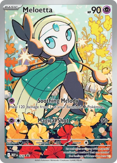 26 Meloetta Mega Evolution Black Star Promos 2025 26 Meloetta Mega Evolution Black Star Promos 2025