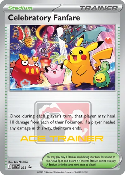 28 Celebratory Fanfare Mega Evolution Black Star Promos 2025 28 Celebratory Fanfare Mega Evolution Black Star Promos 2025
