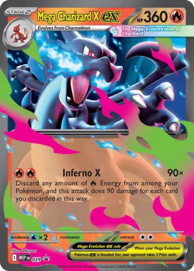 29 Mega Charizard X ex Mega Evolution Black Star Promos 2025 29 Mega Charizard X ex Mega Evolution Black Star Promos 2025