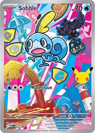 54 Sobble Mega Evolution Black Star Promos 2025 54 Sobble Mega Evolution Black Star Promos 2025