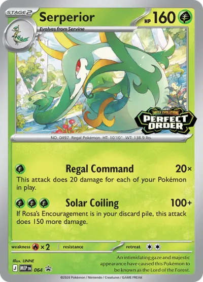 64 Serperior Mega Evolution Black Star Promos 2025 64 Serperior Mega Evolution Black Star Promos 2025