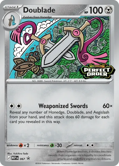 67 Doublade Mega Evolution Black Star Promos 2025 67 Doublade Mega Evolution Black Star Promos 2025