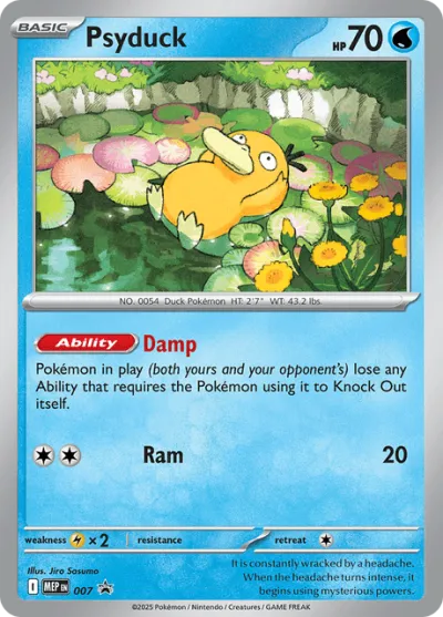 7 Psyduck Mega Evolution Black Star Promos 2025 7 Psyduck Mega Evolution Black Star Promos 2025