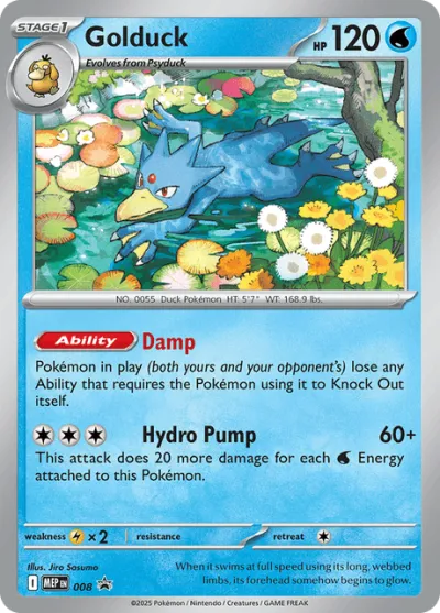 8 Golduck Mega Evolution Black Star Promos 2025 8 Golduck Mega Evolution Black Star Promos 2025