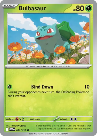 1 Bulbasaur Mega Evolution 2025