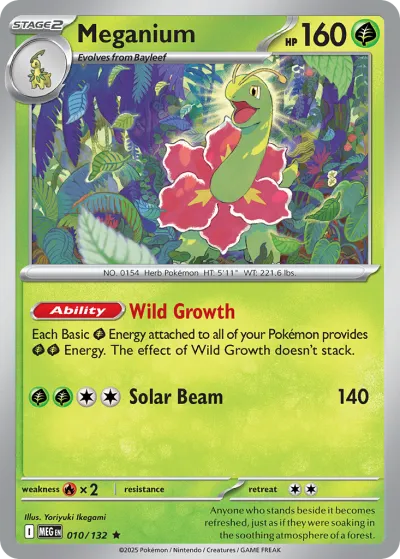 10 Meganium Mega Evolution 2025