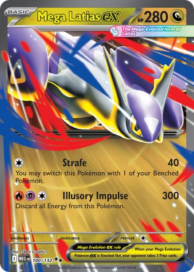 100 Mega Latias ex Mega Evolution 2025 100 Mega Latias ex Mega Evolution 2025