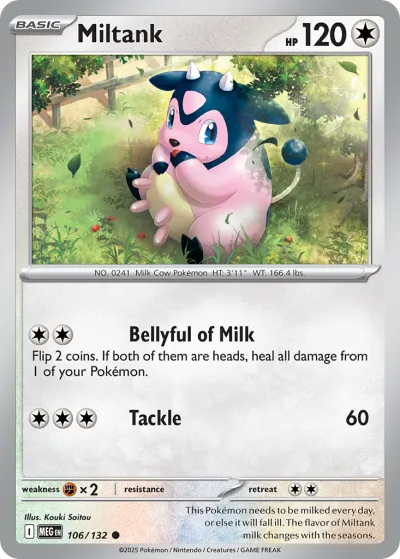 106 Miltank Mega Evolution 2025 106 Miltank Mega Evolution 2025