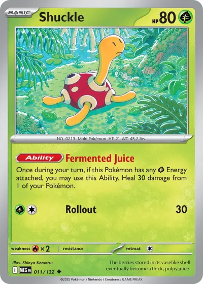 11 Shuckle Mega Evolution 2025