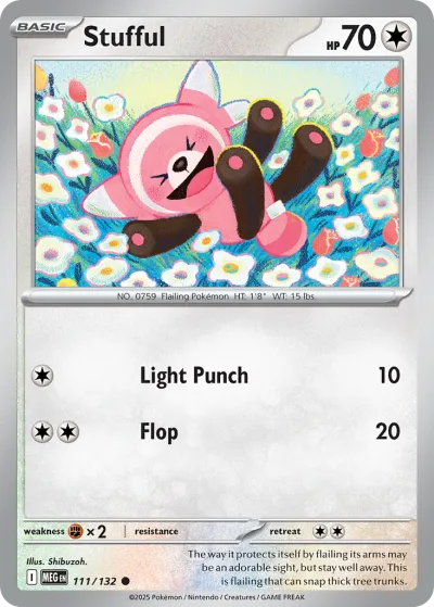 111 Stufful Mega Evolution 2025 111 Stufful Mega Evolution 2025