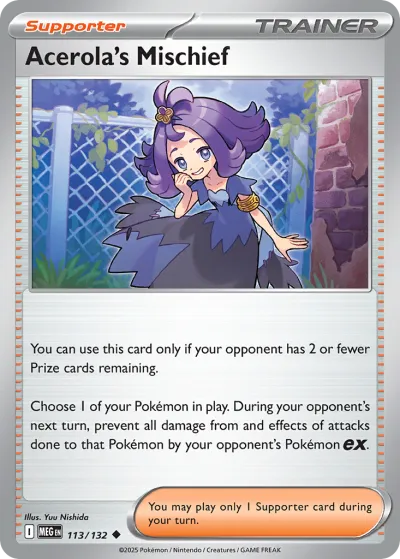 113 Acerola's Mischief Mega Evolution 2025 113 Acerola's Mischief Mega Evolution 2025