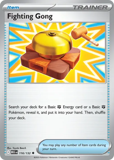 116 Fighting Gong Mega Evolution 2025 116 Fighting Gong Mega Evolution 2025