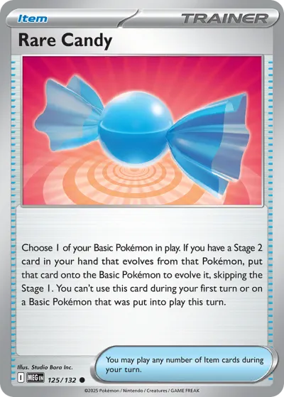 125 Rare Candy Mega Evolution 2025 125 Rare Candy Mega Evolution 2025