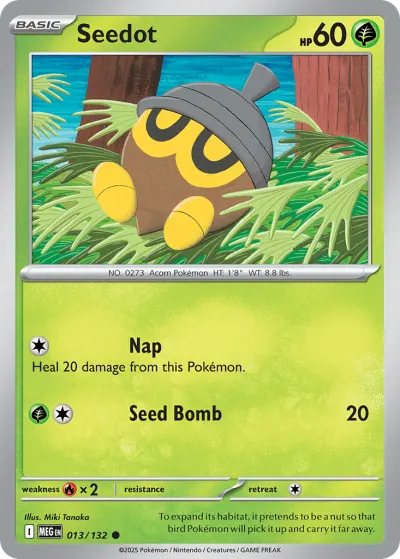 13 Seedot Mega Evolution 2025