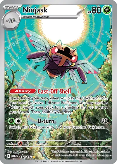 137 Ninjask Mega Evolution 2025 137 Ninjask Mega Evolution 2025