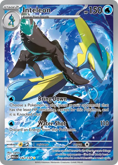 142 Inteleon Mega Evolution 2025 142 Inteleon Mega Evolution 2025