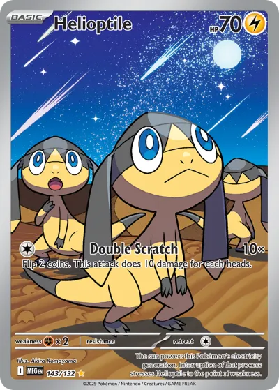 143 Helioptile Mega Evolution 2025 143 Helioptile Mega Evolution 2025