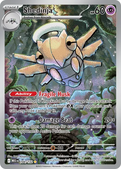 144 Shedinja Mega Evolution 2025 144 Shedinja Mega Evolution 2025