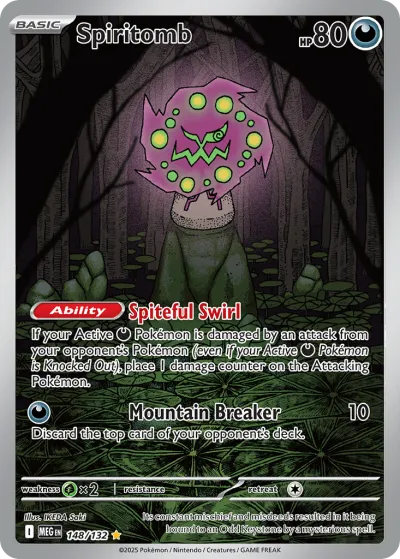 148 Spiritomb Mega Evolution 2025 148 Spiritomb Mega Evolution 2025
