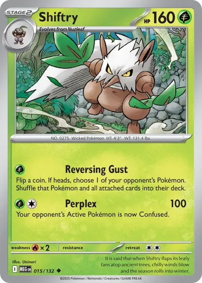 15 Shiftry Mega Evolution 2025