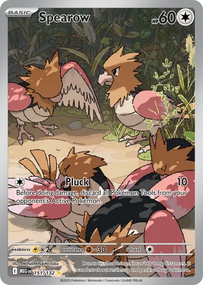151 Spearow Mega Evolution 2025 151 Spearow Mega Evolution 2025