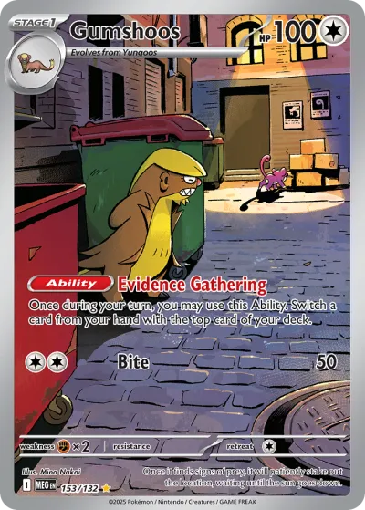 153 Gumshoos Mega Evolution 2025 153 Gumshoos Mega Evolution 2025