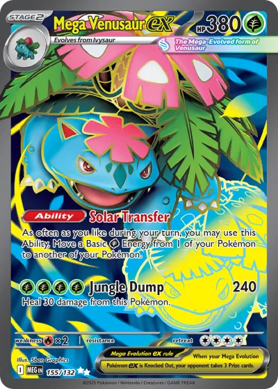155 Mega Venusaur ex Mega Evolution 2025 155 Mega Venusaur ex Mega Evolution 2025