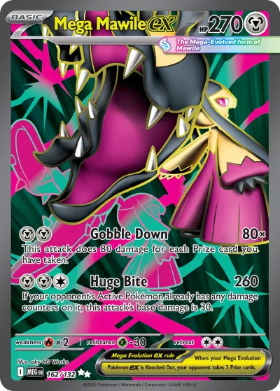 162 Mega Mawile ex Mega Evolution 2025 162 Mega Mawile ex Mega Evolution 2025