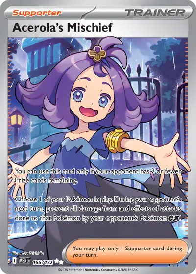 165 Acerola's Mischief Mega Evolution 2025 165 Acerola's Mischief Mega Evolution 2025