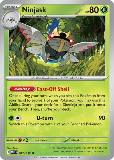 17 Ninjask Mega Evolution 2025