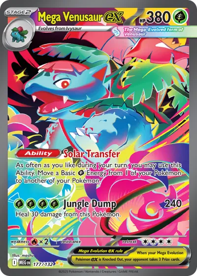 177 Mega Venusaur ex Mega Evolution 2025 177 Mega Venusaur ex Mega Evolution 2025