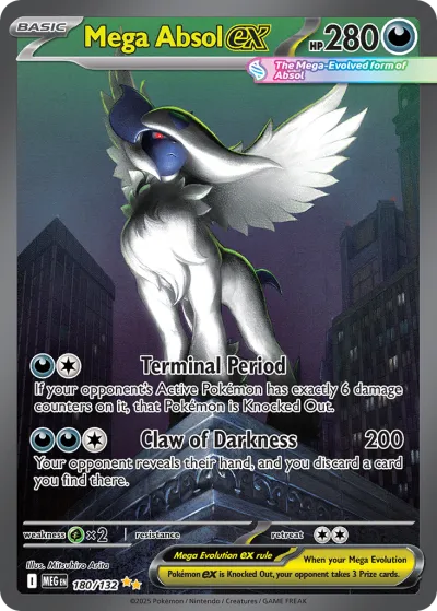 180 Mega Absol ex Mega Evolution 2025 180 Mega Absol ex Mega Evolution 2025