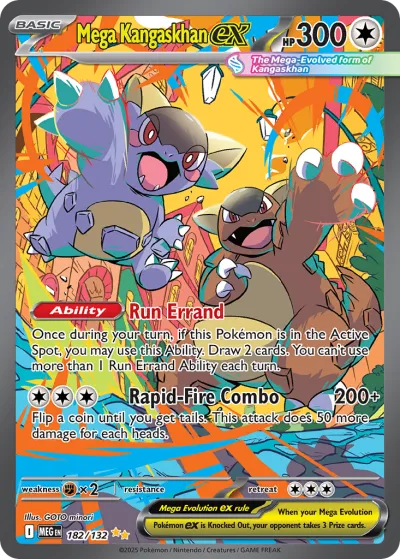 182 Mega Kangaskhan ex Mega Evolution 2025 182 Mega Kangaskhan ex Mega Evolution 2025