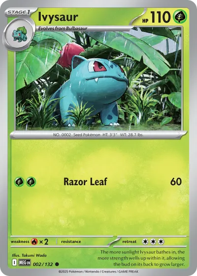 2 Ivysaur Mega Evolution 2025