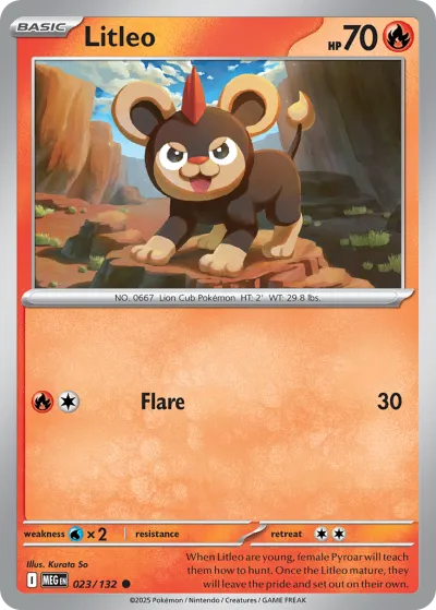 23 Litleo Mega Evolution 2025