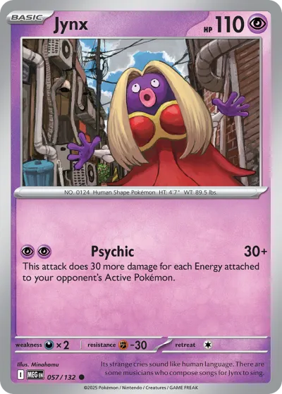 57 Jynx Mega Evolution 2025 57 Jynx Mega Evolution 2025