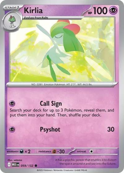 59 Kirlia Mega Evolution 2025 59 Kirlia Mega Evolution 2025