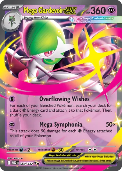 60 Mega Gardevoir ex Mega Evolution 2025 60 Mega Gardevoir ex Mega Evolution 2025