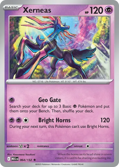 64 Xerneas Mega Evolution 2025 64 Xerneas Mega Evolution 2025