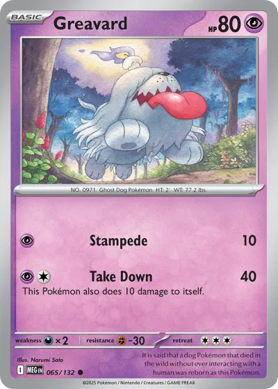 65 Greavard Mega Evolution 2025 65 Greavard Mega Evolution 2025