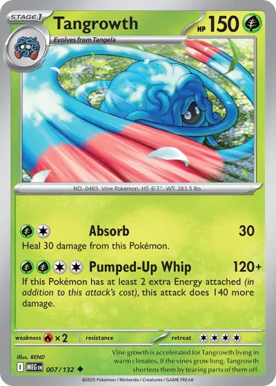 7 Tangrowth Mega Evolution 2025