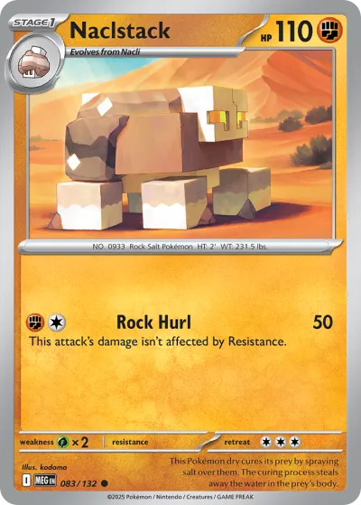 83 Naclstack Mega Evolution 2025 83 Naclstack Mega Evolution 2025