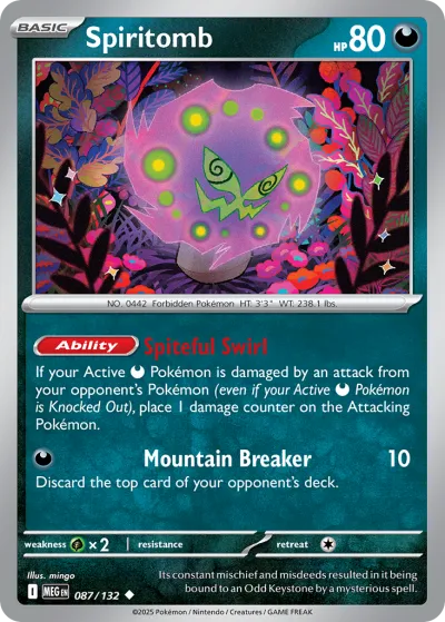 87 Spiritomb Mega Evolution 2025 87 Spiritomb Mega Evolution 2025
