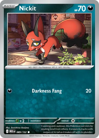 89 Nickit Mega Evolution 2025 89 Nickit Mega Evolution 2025
