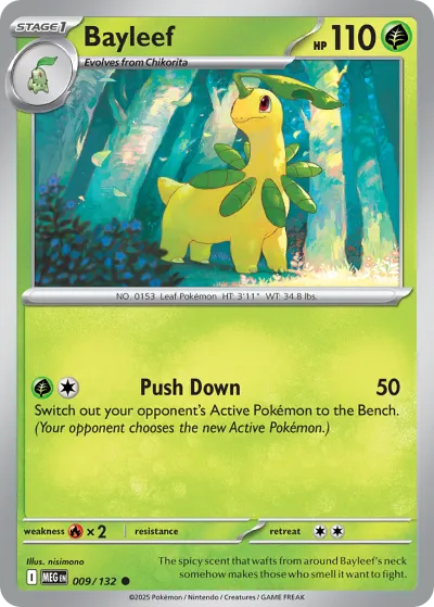 9 Bayleef Mega Evolution 2025