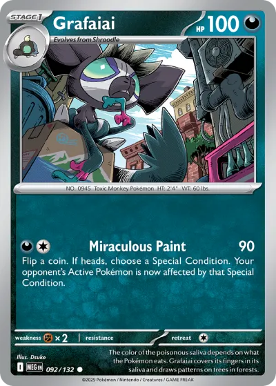 92 Grafaiai Mega Evolution 2025 92 Grafaiai Mega Evolution 2025