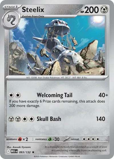 93 Steelix Mega Evolution 2025 93 Steelix Mega Evolution 2025