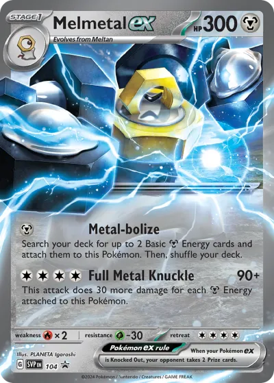 104 Melmetal ex Scarlet & Violet Black Star Promos 2023 104 Melmetal ex Scarlet & Violet Black Star Promos 2023
