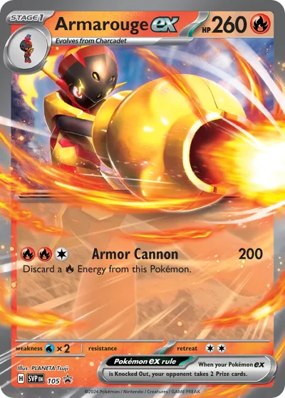 105 Armarouge ex Scarlet & Violet Black Star Promos 2023 105 Armarouge ex Scarlet & Violet Black Star Promos 2023